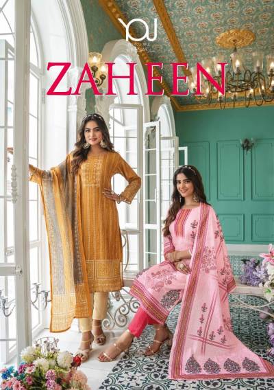 Zaheen By Wanna Fancy Kurti Pant And Dupatta Collection